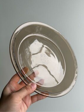 PYREX 9" Amber Round Glass Vintage Pie Plate #209 USA Made
